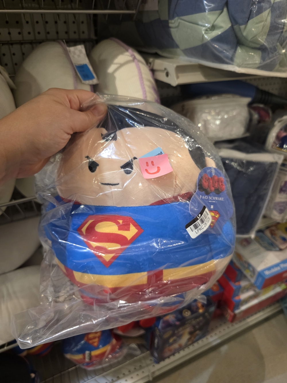 FAO Schwarz Superman Plush Toy - Blue/Red